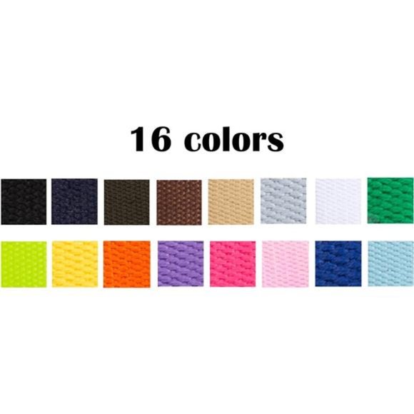 Cut To Fit Canvas Web Belt Size Up to 52" with Flip-Top Solid Black Military Buc - Picture 6 of 7